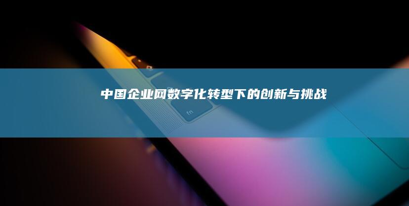 中国企业网：数字化转型下的创新与挑战